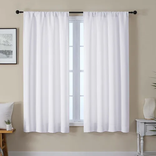 Miniatura 66 de Gwine Cortinas opacas para dormitorio, 54 pulgadas de largo, paneles de cortina de ventana con aislamiento térmico y reducción de ruido, cortinas