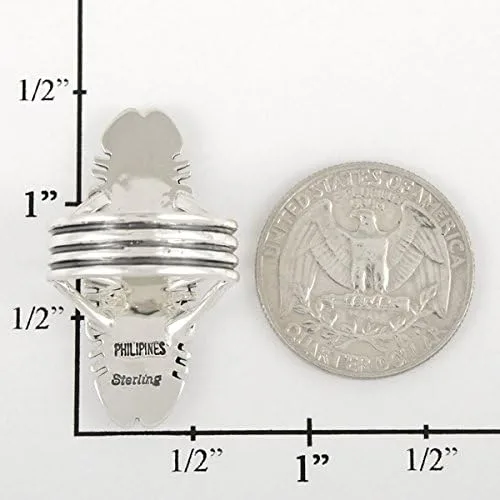 Miniatura 4 de Anillo de piedras preciosas de coral turquesa en plata de ley 925
