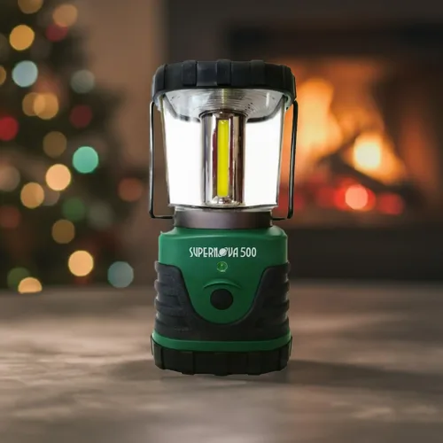 Miniatura 2 de Linterna alimentada por batería Supernova, brillante, de larga duración, linterna de camping LED resistente al clima, ideal para tormentas