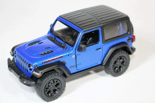 Miniatura 6 de KiNSMART - Jeep Wrangler Rubicon Off Road 4 x 4 5 pulgadas, escala 1:34, modelo de réplica de auto de juguete