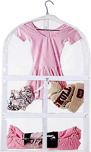 Miniatura 9 de Bolsa de ropa colgante impermeable, bolsas de ropa de 35 pulgadas para colgar ropa, bolsas de ropa para almacenamiento de viajes, bolsa de ropa
