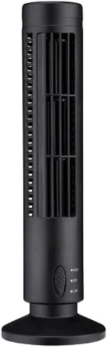 Ventilador de torre portátil eléctrico silencioso de enfriamiento vertical sin aspas Ventiladores de piso 2 velocidades Modos de viento Temporizador