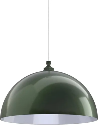 Miniatura 125 de Steel Lighting Co. Melrose - Lámpara colgante Montada en el techo Cúpula redonda de 18 pulgadas Estilo moderno contemporáneo de granja