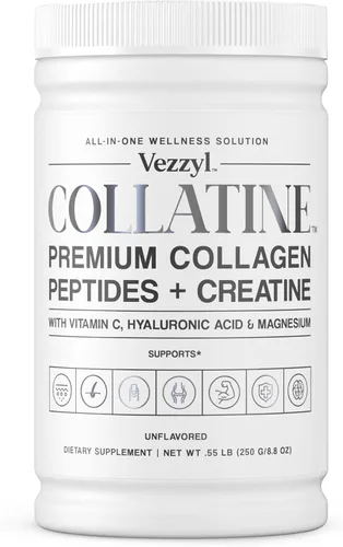 Miniatura 9 de Collatine - Péptidos de Colágeno Premium + Creatina con Vitamina C, Ácido Hialurónico y Magnesio para Piel, Cabello, Uñas, Hueso y Articulaciones