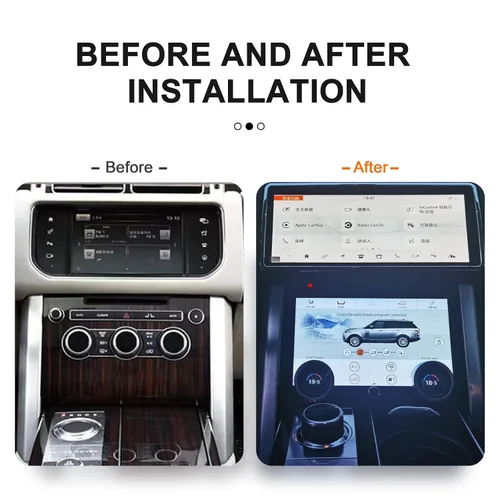 Miniatura 3 de Panel de Control de Clima AC de Pantalla Táctil LCD de 10 Pulgadas para Land Rover Range Rover Vogue L405 2013-2017, Versión de Actualización