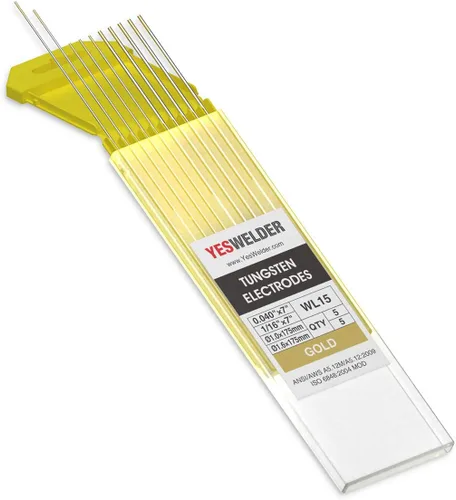 Miniatura 10 de YESWELDER - Electrodo de tungsteno para soldadura TIG, ceriado al 2%, de 1/16 x 7 pulgadas (gris, WC20/EWCe-2), paquete de 10