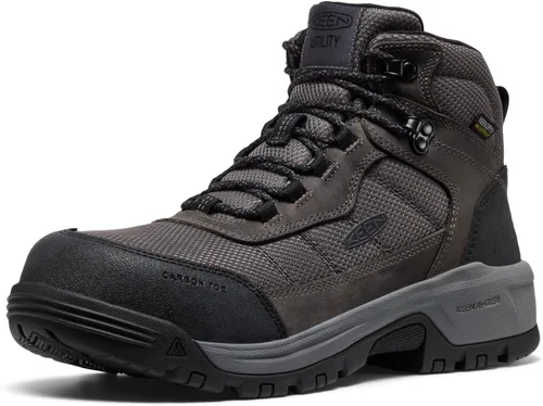 Miniatura 9 de KEEN Utility Botas de trabajo impermeables de 90 grados con punta compuesta para hombre Skokie Hiker Style Mid Height