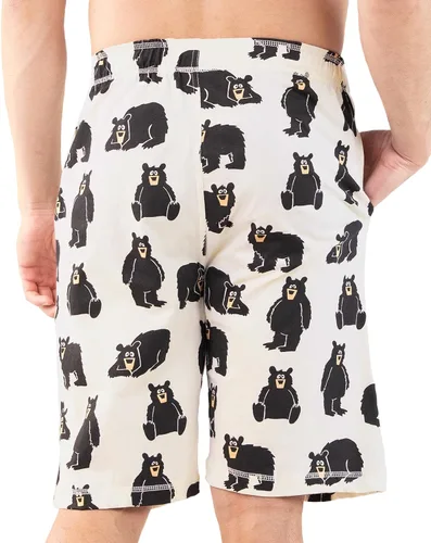 Miniatura 2 de Lazy One - Pantalones cortos de pijama para hombre, ropa de dormir