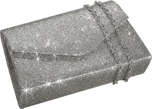 Miniatura 2 de GEGELE Bolsas de noche brillantes para mujer, bolso de mano con diamantes de imitación para fiesta, graduación, boda
