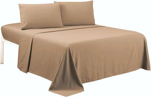 Miniatura 22 de Sfoothome Juego de sábanas King – Juego de cama de 4 piezas de lujo para hotel, bolsillo extra profundo, juego de ropa de cama serie 1800, Rosa