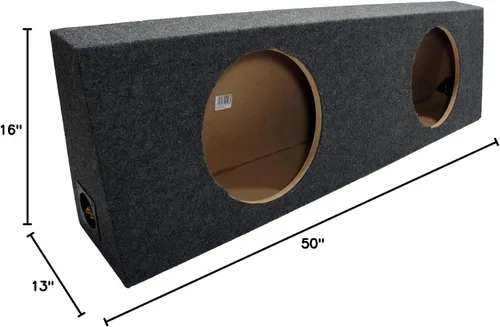 Miniatura 8 de Harmony Audio Universal Regular Cab Camión Kicker Bundle Comp C12 Dual 12" Sub Box Enclosure & Harmony HA-A800.1 Amp
