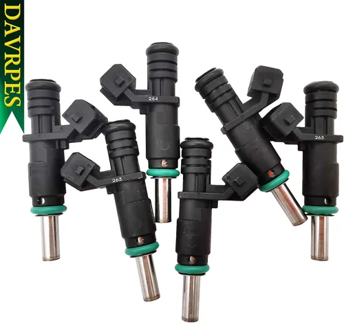 Miniatura 5 de Paquete de 6 inyectores de combustible 7531634 13537531634 4 agujeros Enigne boquilla de pulverización de combustible para B-M-W 128i 328i X3 X 5 Z4