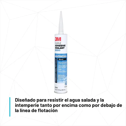 Miniatura 6 de Adhesivo sellador 3M Marine 5200, Negro, 1