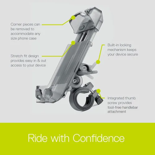Miniatura 4 de Delta - Soporte de bicicleta para funda de smartphone, iPhone Android Samsung HTC, impermeable
