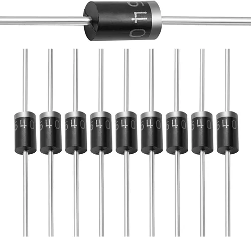 Miniatura 8 de Chanzon 1N4148 Diodos de conmutación rápida de señal pequeña axial de alta velocidad 200mA 100V DO-35 (DO-204AH) IN4148 Diodos de silicio