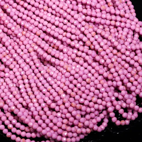 Miniatura 38 de 180 piezas 2mm Cuentas de piedras preciosas de turquesa africana natural facetada redonda suelta para hacer joyas