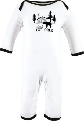 Miniatura 4 de Hudson Baby - Enterizos de algodón para niñas bebés