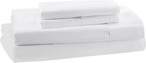 Miniatura 34 de Amazon Aware Juego de fundas de almohada 100% algodón orgánico de 300 hilos, color rubor, estándar, paquete de 2, 32 x 20 pulgadas