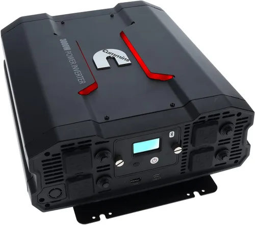 Cummins 3000 vatios inversor de onda sinusoidal modificada para camiones Inversor 12 voltios a 110 voltios Cuatro salidas de CA Dos puertos USB (más