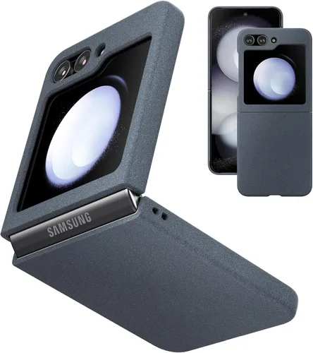 Miniatura 10 de Funda delgada para Galaxy Z Flip 5, parte trasera de policarbonato duro, sensación esmerilada, soporte de carga inalámbrica, ligera, a prueba