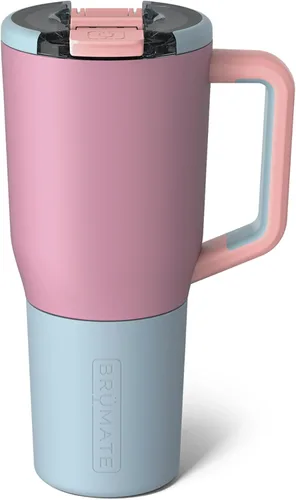 Miniatura 10 de BrüMate Müv – Taza de café térmica de 25 onzas, 100% a prueba de fugas, con asa y tapa, taza de café de acero inoxidable para viaje, taza de café