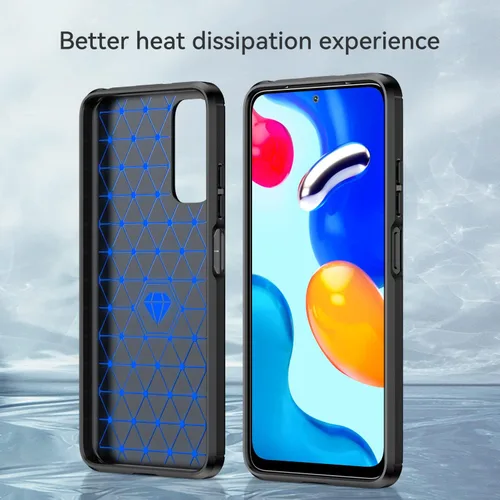 Miniatura 5 de Funda para Xiaomi Redmi Note 11 Note 11S Funda con protector de pantalla Vidrio templado Ligero Absorción de golpes Resistente TPU Cubierta
