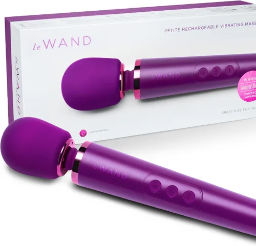 Miniatura 10 de Le Wand - Masajeador personal pequeño para mujeres y hombres - Masajeador de varita vibratoria con 10 velocidades ruidosas y 6 patrones de vibración