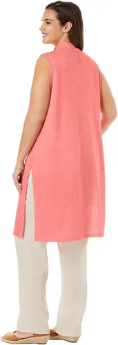 Miniatura 3 de Woman Within Chaleco de lino ligero para mujer talla grande