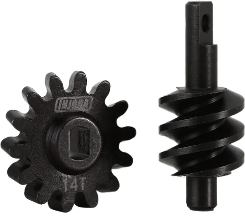 Miniatura 6 de INJORA Engranajes de acero de eje diferencial de sobremarcha 14T engranajes helicoidales piezas de actualización para AX24 SCX24 C10 JLU Gladiator