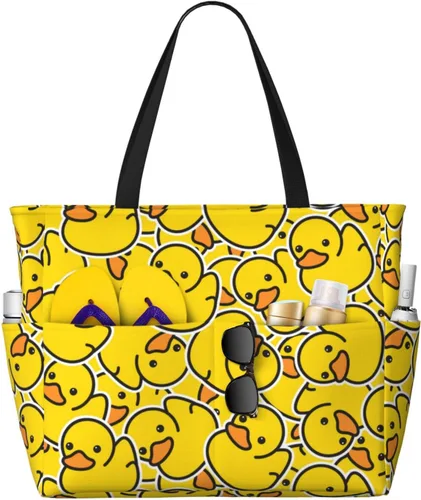 Miniatura 13 de Bolsa de playa para mujer, bolsa de playa impermeable y a prueba de arena con bolsa húmeda, bolsa de viaje grande para viajes de fin de semana