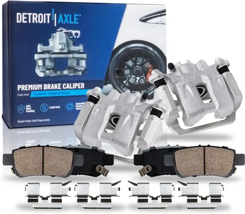 Miniatura 28 de Detroit Axle - Zapatas de freno traseras para Dodge Ram 1500 Buick Century LeSabre Roadmaster Cadillac Brougham Fleetwood DeVille Chevrolet Caprice