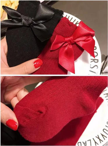 Miniatura 6 de QandSweat - Calcetines altos hasta la rodilla para niñas de 0 a 8 años