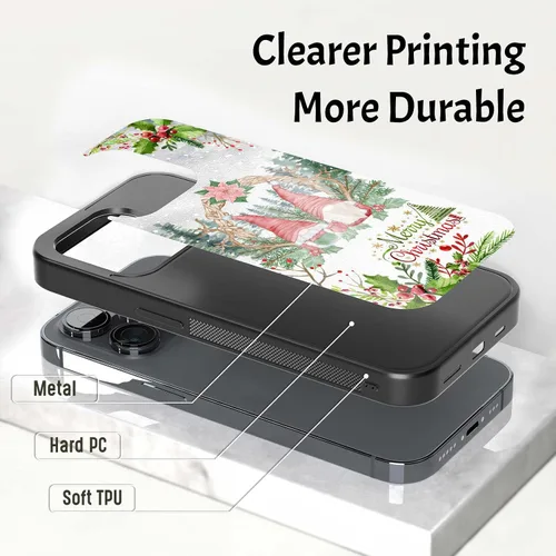 Miniatura 2 de Fundas de teléfono de Navidad para iPhone 7 8 11 12 13 14 15 16 17 Pro Max Plus Mini Xr XSE para Samsung Z Flip 3 4 S21 S22 S23 S24 S25 S26 A03 A13