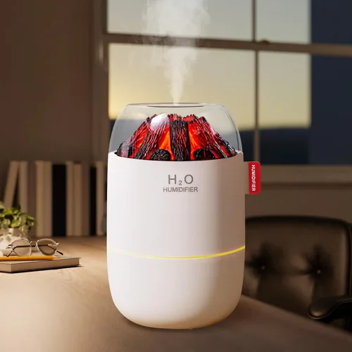 Mini humidificador portátil para escritorio, dormitorio, planta de interior, 9.5 fl oz humidificador para oficina habitación pequeña, alimentado por