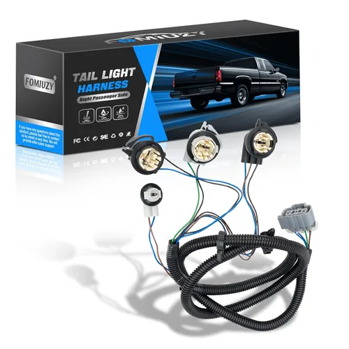 Kit de arnés de cableado directo para luz trasera del lado del pasajero derecho Compatible con Chevy Silverado 1500 1500HD 2500HD 3500 2003-2007
