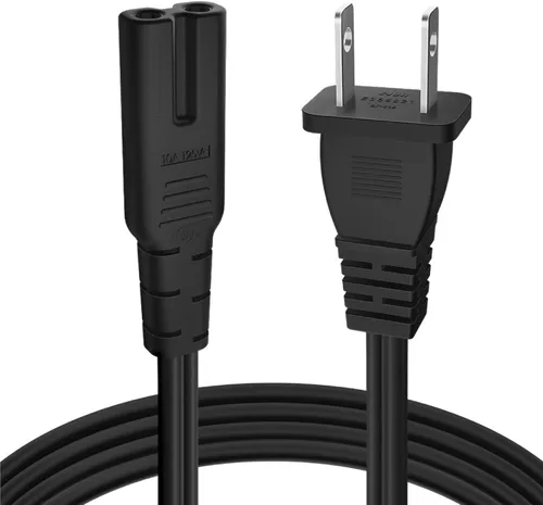 Miniatura 2 de TNP universal Power Cord – Nema 1 – 15P a IEC320 C7 Figure 8 – Escopeta de 2 Clavijas Conector AC Power Supply Cable de alambre Socket Plug Jack