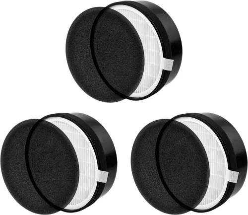 Miniatura 9 de Nispira LV-H132 - Filtro de aire de repuesto compatible con purificadores de aire Levoit LV-H132, parte LV-H132-RF 3 en 1True HEPA con filtro