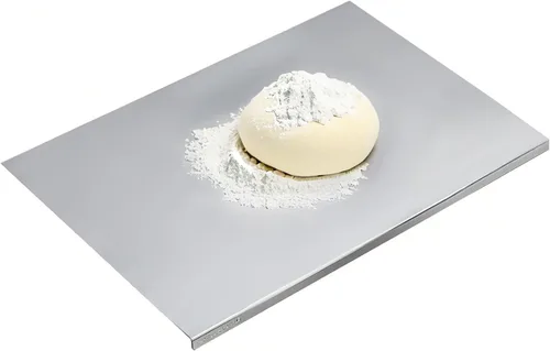Miniatura 11 de Tabla de cortar de acero inoxidable 304 - Tabla de cortar de cocina de acero inoxidable antideslizante, apta para lavavajillas, ideal para carne
