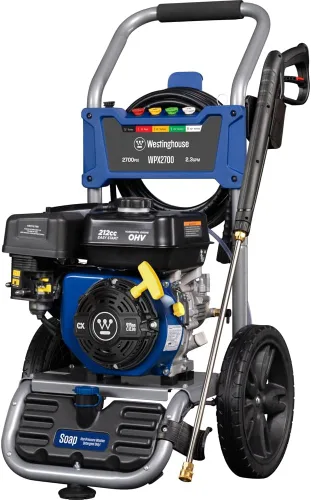Miniatura 9 de Westinghouse WPX2700 - Lavadora a presión a gas, de 2700 PSI y 2.3 Max GPM, tanque de jabón a bordo, pistola de pulverización y varilla, juego de 5
