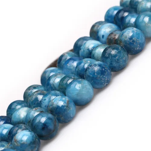 Miniatura 15 de Cuentas de jade africano occidental para hacer joyas, piedras preciosas naturales semipreciosas de 0.157 in, redondas, color verde, 15 pulgadas JOE