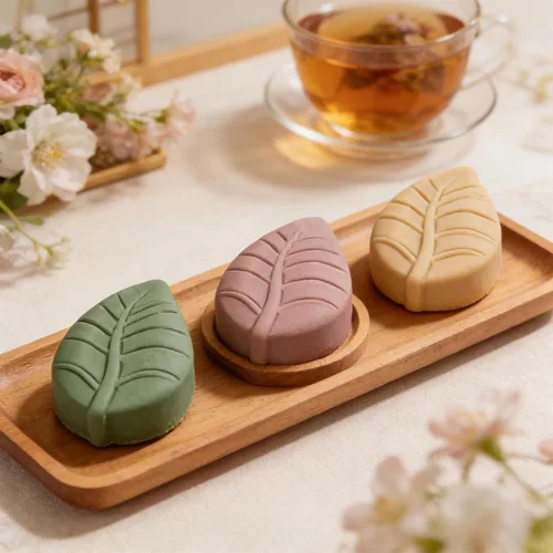 Miniatura 7 de Moldes de hojas de silicona, moldes de mousse en forma de hojas de 6 cavidades para chocolate, dulces, pudín, mousse, pasteles, decoración