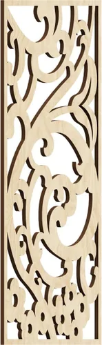 Miniatura 174 de Bridgewater - Paneles de pared decorativos de madera con calado, 9 3/8 pulgadas de ancho x 24 3/8 pulgadas de alto x 1/4 de alto, nogal