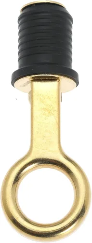 Miniatura 6 de Tapón de goma con mango a presión, tapón de drenaje de barco, con mango de latón/acero inoxidable, accesorios para barcos