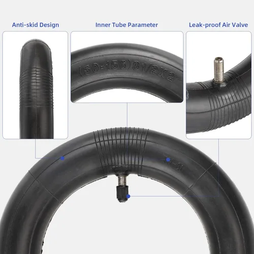 Miniatura 5 de ulip Paquete de 2 tubos interiores de 8.5 pulgadas 50/75-6.1 de grosor, tubo universal de 8 1/2 x 2 inflado de repuesto para Gotrax GXL Hiboy S2