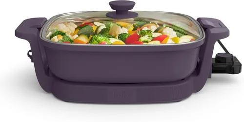 Miniatura 10 de bella Make & Take - Sartén eléctrica, utensilios de cocina Fits-anywhere™, revestimiento de cerámica EverGood™, temperatura ajustable y tapa