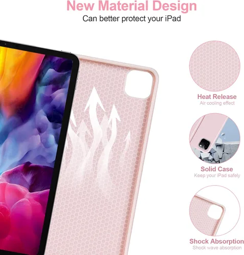 Miniatura 5 de besky Funda de teclado para iPad Air de 11 pulgadas con teclado M3/M2 (2025/2024) y serie Air (6ª/5ª/4ª generación), para iPad Pro 11
