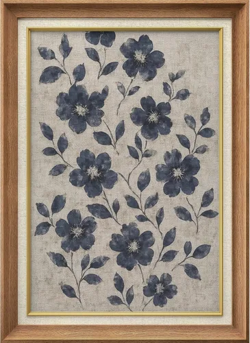 Miniatura 148 de MUDECOR Lienzo enmarcado prémium para pared, pinos nevados en bosque de invierno, ilustraciones modernas, arte contemporáneo, escénico, divertido