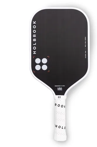 Miniatura 9 de Holbrook Power Pro E Pickleta de pickleball alargada: aprobada por USAPA, superficie de fibra de carbono, potencia, control, giro, núcleo de espuma