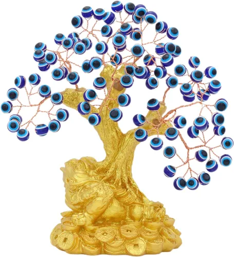 Miniatura 11 de Árbol de dinero de Feng Shui para oficina, mesa de hogar, decoración de Feng Shui, árbol de dinero de cristal para riqueza y buena suerte