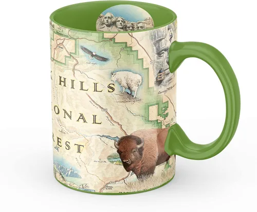 Miniatura 51 de Xplorer Maps Boston Map Taza de cerámica (16 onzas) – Taza de café sin BPA para bebidas calientes y frías – perfecta para oficina, hogar o regalo
